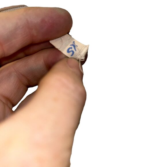 Leallo Italy light gray double placard shacket top XS - Picture 3 of 4